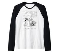 Caraffa da Corsa da 5,5 Litri per Sport motoristici Track Days Driver Maglia con Maniche Raglan