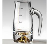 Caraffa di cristallo con misurino - Oro / 100ml