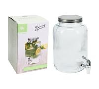 Caraffa Dispenser con Tappo Ermetico Litri 4