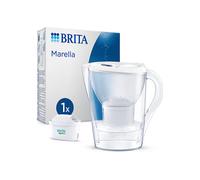 Caraffa filtrante acqua BRITA Marella (2.4L) incl. 1 x filtro MAXTRA PRO All-in-1 che riduce cloro, calcare, PFAS e metalli - Eleganza funzionalità