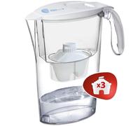 Caraffa filtrante AQUAnatur+ con filtro per 30 giorni/150 litri, sistema a 4 passaggi