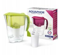 Caraffa filtrante Aquaphor Smile da 2,9 l + 1 cartuccia, al lime