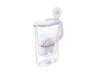 Caraffa filtrante BWT AQUAlizer Baselight con timer elettronico, 2.7 l - Bianco + 2 cartucce filtranti mineralizzate al magnesio