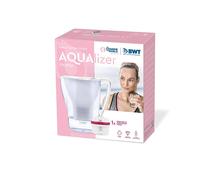 Caraffa filtrante per acqua Aqualizer bianca 2,7 l Riduce calce cloro e impurità
