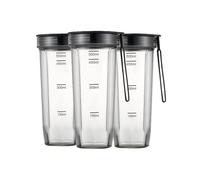 Caraffa For Frullatore, Bicchiere Di Plastica, Compatibile Con Xiaomi Pinlo, Mini Frullatore Portatile For Spremiagrumi, Frullatore For Frutta E Verdura, Tritaghiaccio E Macinacaffè(3pcs)