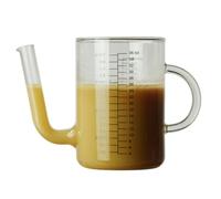 Caraffa Graduata da 1000ml in Vetro, Resistente al Calore | Trasparente con Coperchio, Leggera e Resistente al Freddo, per Succhi Fatti in Casa, Pranzi e Feste