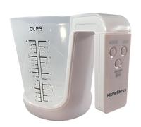 Caraffa graduata digitale con scala - Caraffa graduata digitale precisa per cucinare e cuocere al forno | Display LCD alimentato a batteria Tazza di pesata elettronica a 4 modalità per la misurazione