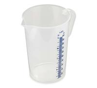 Caraffa Graduata Trasparente in Plastica 2 lt con Impugnatura - Thermohauser