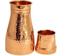 Caraffa in rame puro al 100% bottiglia d'acqua martellata barattolo camera da...
