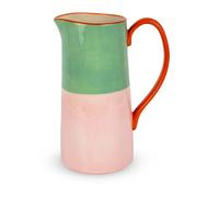 CARAFFA IN STONEWARE 1,3 LT ROSA VERDE