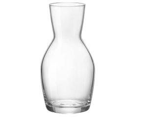 Caraffa in Vetro bombata Professionale per Vino Acqua e Cocktail Disponibile in 100cl 50cl 25 lta Resistenza Uso Bar e Ristorazione Trasparente Design Moderno per Tavola (caraffa mezzo litro 50cl)