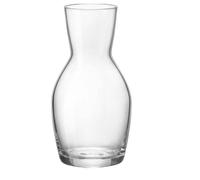 Caraffa in Vetro bombata Professionale per Vino Acqua e Cocktail Disponibile in 100cl 50cl 25cl Alta Resistenza Uso Bar e Ristorazione Trasparente Design Moderno per Tavola (caraffa un quarto 25cl)