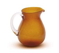 Caraffa in vetro con manico Memento Originale Ambra
