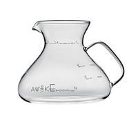 Caraffa in vetro per tè, graduata, per drip over caffè