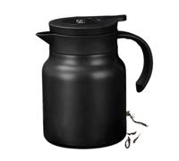 Caraffa isolata - Caffè termico in acciaio Carafe | 1 litro portatile sottovuoto con indicatore intelligente della temperatura, acqua calda per caffè, tè, bevande calde