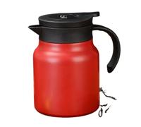 Caraffa isolata - Caraffa termica da 1 l | caffettiera | per acqua calda di grande capacità | Dispenser per bevande | Caraffa da caffè sottovuoto | Teiera termica per bevande calde e fredde