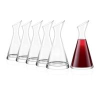 Caraffa One for All Stölzle Lausitz 500 ml - Elegante caraffa in cristallo soffiato a bocca per acqua, vino, latte e succhi - Fatta a mano con collo inclinato - Lavabile in lavastoviglie