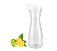 Caraffa per acqua con coperchio, brocche in plastica per feste Caraffa per tè freddo Brocca per acqua Brocca per acqua Caraffa per bevande in acrilico 21 once(600ML)