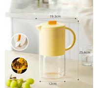 Caraffa per acqua da 1,8 l, grande caraffa per acqua riutilizzabile per