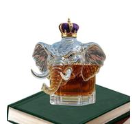 Caraffa per Alcool - Caraffa in a Forma di Elefante per Alcool | Contenitore Bevande ad Alta Trasparenza, Ornamento da Scrivania per Uomo Regalo