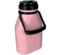 Caraffa per il latte in plastica da 2 litri con tappo a vite - bottiglia di alta qualità a prova di perdite per tutti gli alimenti lavabile in lavastoviglie, rosa