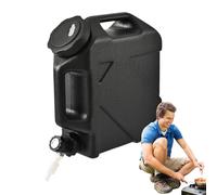 Caraffa per l'acqua da campeggio, 10 l, con rubinetto, nessuna perdita, secchio da campeggio, per picnic, escursionismo, barbecue, guida in auto