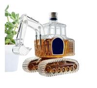 Caraffa per liquori, 350 ml, beccuccio per bourbon, con dispenser, decanter per bourbon, casa, festa del papà, compleanno, inaugurazione della casa