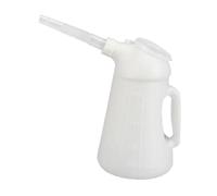 Caraffa per olio con beccuccio, caraffa dosatrice per olio motore, a prova di perdite, 2 l