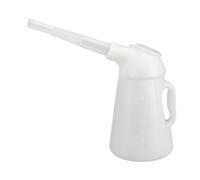 Caraffa per olio con beccuccio, caraffa dosatrice per olio motore, a prova di perdite, 4 l