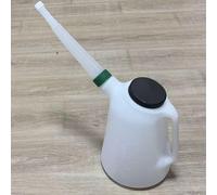 Caraffa per olio con beccuccio, robusta caraffa erogatrice per olio auto,