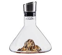 Caraffa per vino - 1500 ml di | Dispenser integrato | Ventilatore manuale Devin per vino bianco e rosso, materiale solido, migliora il gusto del vino, regalo meraviglioso