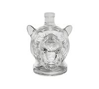 Caraffa per Vodka,Bottiglia in Decanter per Whisky e Alcool | Vetreria da bere con profilo animale di tigre decorazione per spazio uomo per papà padre amico e lui