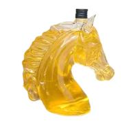 Caraffa per Vodka | Contenitore per bevande da 350 ml, forma testa di cavallo, caraffa decanter in per whisky e liquori, per compleanno, festa del papà di San , festa e matrimonio