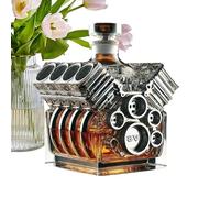 Caraffa Per Whisky - Bottiglia Ispirata Al Motore V8, Caraffa In Per Whisky Vodka, Distributore Di Vino, Contenitore Per Alcol, Accessorio Da Bar A Casa | Per Tequila Bourbon Brandy Spirits