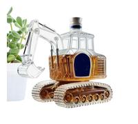 Caraffa per Whisky Dispenser versatore 350 ml a forma di escavatore | Caraffa per whisky con tappo per borboni, bar a casa, regalo uomo papà compleanno matrimonio