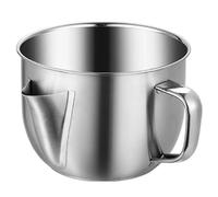 Caraffa separatrice grassa in acciaio inox, 1 l, separatore grasso per zuppe, filtro grasso per olio, filtro antigrasso, filtro per salse, filtro multiuso