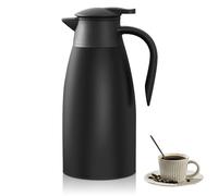 Caraffa Termica,2 Litri Thermos A Doppia Parete,Thermos Caffè Bollitore,Mantiene Caldo Per 24 Ore,Caraffe Termos Per Tè O Caffè,Casa,Esterno,Cucina,Ufficio