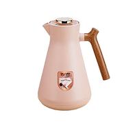 Caraffa Termica Per Caffè Brocca Sotto Vuoto Isolata, Fun Di Caffè Da Tè Caldo E Freddo, Con Semplice Pulsante Di Sicurezza, Per Casa, Ufficio, Hotel (Marrone,1.45L)