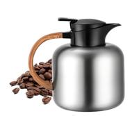 Caraffa Termica Per Caffè | Pentola A Vuoto Da 2 Litri Con Manico Antiscivolo - Caraffa Bottiglia Per Caffè Grande Capacità Da Comodino,Per Bevande Calde E Fredde Succo Tè Cioccolata Per Casa Festa Ri