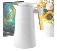 Caraffa termica termica foderata in da 1000 ml, teiera per cucina, casa, viaggi, esterno, comodino, ristorante, commercio