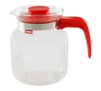 Caraffa vetro borosilicato (1,25Lt) con coperchio CLASSIC Rosso 712A000 5646