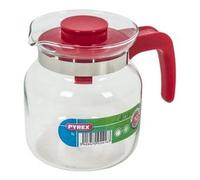 Caraffa vetro borosilicato (1Lt) con coperchio CLASSIC Rosso 711A200 5646