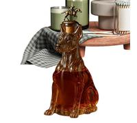 Caraffa Whisky - 5.91 Pollici Caraffa In | Cane Trasparente Forma Originale - Decorativa, Collezionabile Per Bar, Cucina, Sala Da Pranzo, Regalo Uomo, Feste E Compleanni