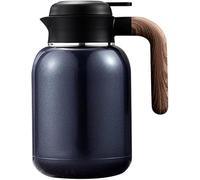 Caraffe da caffè Termiche, Caffettiera da caffè Isolata in Acciaio Inossidabile, Caraffa Isolata Sottovuoto A Prova di Perdite per Bevande Calde al Latte E caffè, Blue, 1.6L