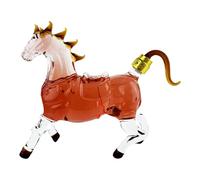 Caraffe da vino decorative - Caraffa decorativa da 1 litro con design animale, caraffa a forma di cavallo, regalo per uomini e amici amanti del borbone bar di casa, Natale età