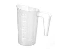 HENDI Caraffa graduata, impilabile, misurino con scala, 0,5L, ø95x(H)136mm, polipropilene
