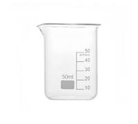 Caraffe in vetro borosilicato GG-17, becher graduati, strumento di misurazione 5/10/25/50/100/150/200-500 ml(50ml)