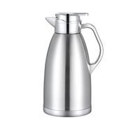 Caraffe isolate termiche bollitore 2,3 l dispenser per caffè ufficio argentato, 14 x 29,5 cm
