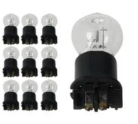 CARALL 10 Pezzi Lampada Alogena 12V Per Auto (PW24W 12V 24W WP3.3x14.5-3)