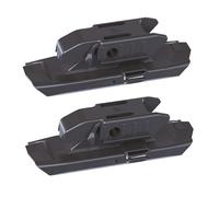 CARALL 2 Pezzi Attacchi B8 Push Button 16mm, Connettori Adattatori Per Spazzole Tergicristall CARALL S985 Flat e T191 Ibrida